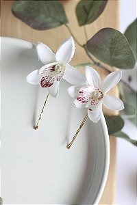 Duo Grampos Orquídea Mini