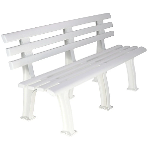 Banco Plástico Tramandaí Branco