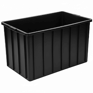 Caixa Plástica Empilhável 301 Litros Preta