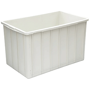 Caixa Plástica Empilhável 301 Litros Branca