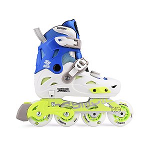 Patins inline Cosmo JOY MAX - infantil ajustável - Azul