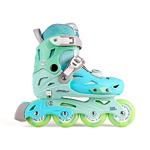 Patins Inline Cosmo Joy Infantil Ajustável - Azul