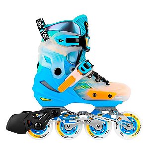 Patins Infantil Micro Skates RE / Ajustável 26 ao 38 - Azul