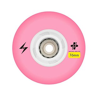 Roda de Led Micro New Flash - Pink (4 rodas) - 76mm