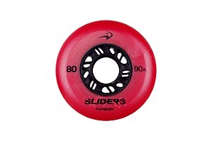 Rodas Flying Eagle FE Slider - 80mm 90a / Vermelho (4 rodas)