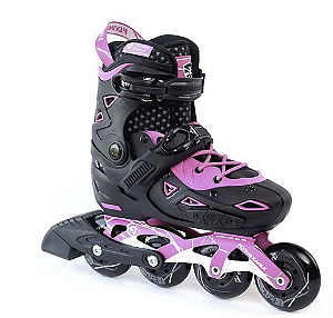 Patins Flying Eagle S9 DUAL DENSITY Kids - Ajustável / ROSA