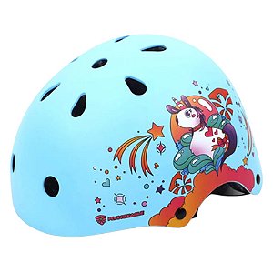Capacete Infantil FlyingEagle Rider JR Ajustável - Azul