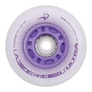 Rodas FlyingEagle LazerWheelz Ultra LED 88A SHR - Roxa (4 Rodas)