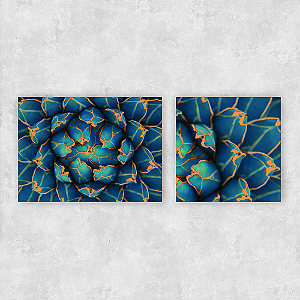 Conjunto de 2 quadros - A Dança das Asas - Série Botanic