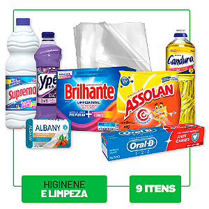 Cesta Limpeza e Higiene