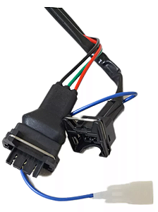 Kit Chicote De 7 Pinos + Modulo De Ignição Sistema Hall