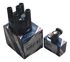 Kit Tampa + Rotor Distribuidor Bosch – Sistema Aranha VW Fusca Gol Kombi