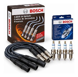 Cabos De Vela + Velas Bosch Santana Gol Ap 1.6 1.8 2.0