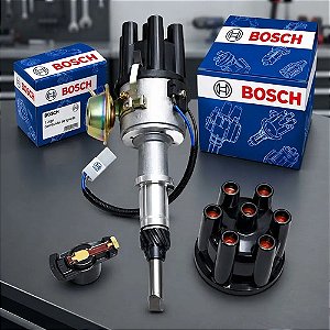 Distribuidor Importado + Tampa E Rotor Bosch Opala 6 Cc