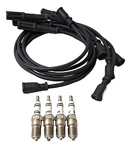 Cabos De Vela Jeep Maverick 4cc+ Jogo De Velas 4 Unidades