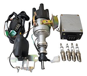 Kit Ignição Jeep Maverick 4cc Completo + Jogo De Velas