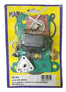 Kit Carburador Corcel ||, Chevette, Opala, Solex 84 Duplo