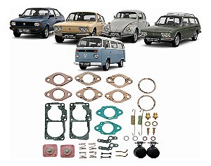 Kit Reparo Carburador Completo Brasilia Gol 1300 1600 Novo