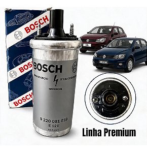 Bobina Ignição Bosch Vw Gol Voyage 1300 1500 1600 Platinado