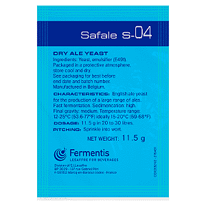 Fermento Fermentis - SafAle S-04 11,5g