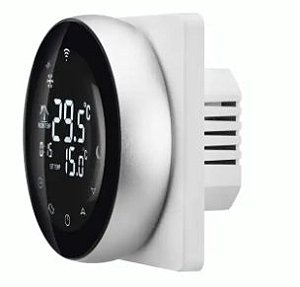 Termostato Digital Inteligente Smart Redondo Preto