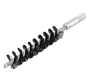 Escova de Nylon Rotativa 5/8" Rosca M6 Macho -  Limpeza de Tubo Chiller