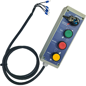 Botoeira JNG - BMX 104 - 3 Botões Mais Chave  - Com Cabo