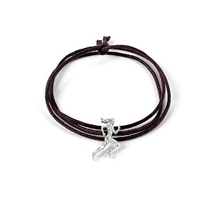 Pulseira Corredora Lapidada Prata