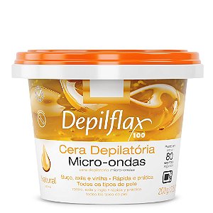 Cera Depilatória Micro-Ondas Depilflax 200g