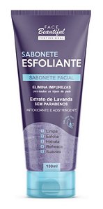 Sabonete Esfoliante Facial Face Beautiful Extrato de Lavanda