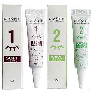 Passo 1 e 2 para Brow Lamination Master 7g Pocket