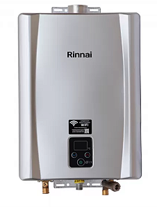 Aquecedor De Água A Gás Rinnai 21 litros - Prata - E21 FEH - GN (Digital)