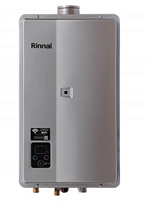 Aquecedor de Água A Gás Rinnai 27 litros - Prata - E27 FEH - GLP (Digital)