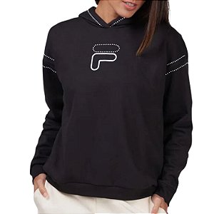 Blusa Moletom Com Capuz Fila Fin Feminino
