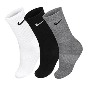 Meia Nike Everyday 3 Pares Tam 39 ao 43