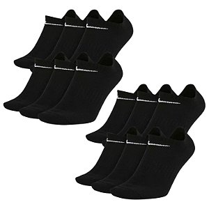 Meia Nike Cano Curto Everyday Cush NS 6 Pares
