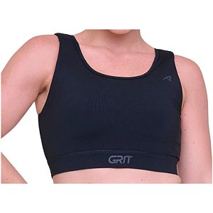 Top Authen Grit Bossa Ajustável 1 Bolso Reto Blackout