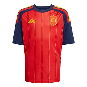 Camisa Adidas I Espanha 26 Infantil
