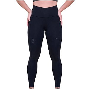 Legging Grit Bossa 3 Bolsos Blackout