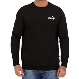 Moletom Puma Ess Small Logo Crew Fleece Masculino