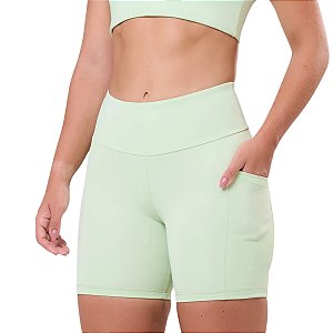 Bermuda Authen Essential Run Stamina 3 Bolsos 15cm Feminino