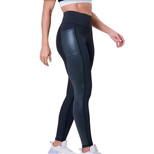 Legging Grit Bossa Cire 3 Bolsos Luxe Authen Feminino