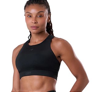 Top Grit Bossa Ajustável Bolso Nadador Blachout Feminino