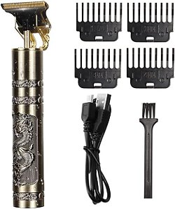 Máquina de cortar Cabelo/ Barbeador Profisssional T9 Dragão USB