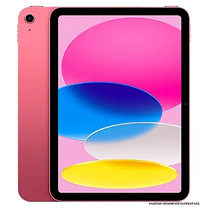 Apple iPad 10ª Geração (MPQC3LL/A) Wi‑Fi 256GB Tela 10.9" Rosa