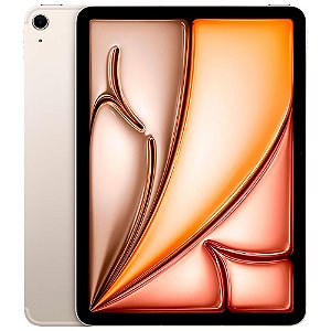 Apple iPad Air M2 (MV2G3LL/A) Wi‑Fi 256GB Tela 13" Starlight – 2024