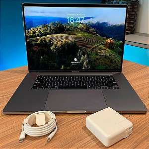 MacBook Pro A2141 Tela 16" - i9 8-Core - 64GB RAM - 1TB SSD - GPU 4GB Dedicada (Semi-Novo)