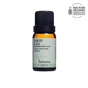 Blend Oleos Essenciais Puros 10ml Foco
