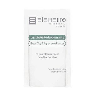 Argila Verde com Po de Aguamarinha 30g - 01199/21- 04/25