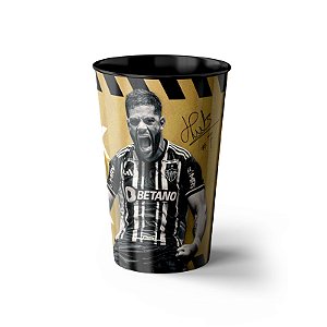 Copo do Galo - Edição Limitada - 400 Gols do Hulk - Preto/Dourado - 550ml